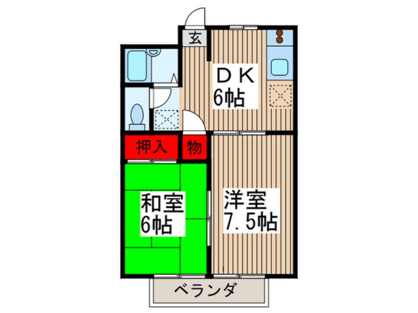 間取図 ソシアルマンション榎本