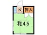 小林方 1Kの間取り