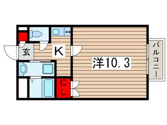 間取図 ｱﾑ-ﾙ　ﾊﾙﾃﾞｨ-ﾝ　ﾃﾞｨ　ﾊﾟﾗｲｿ