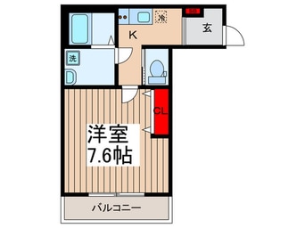 間取図 キャメル川越都Ｂ