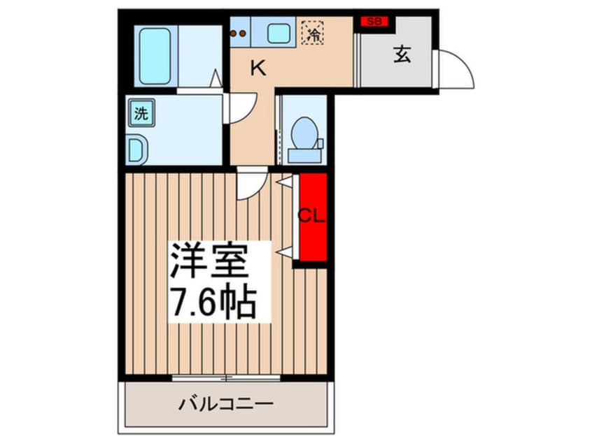 間取図 キャメル川越都Ｂ