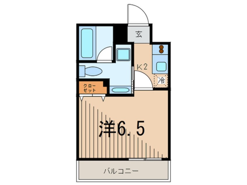 間取図 レジディア新川(313)