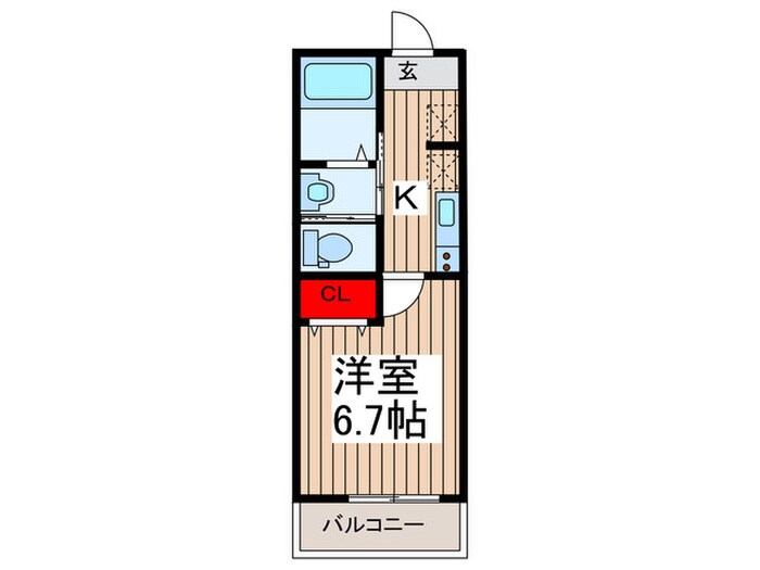 間取り図 キャッテリー越谷