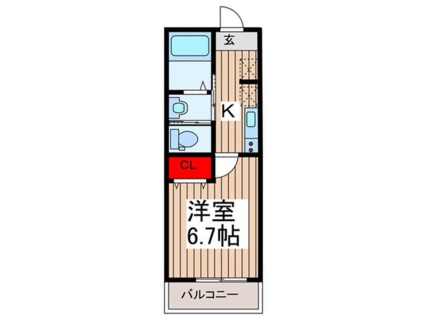 間取図 キャッテリー越谷
