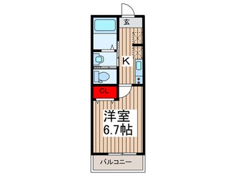 間取図 キャッテリー越谷