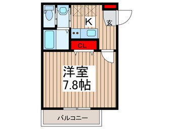 間取図 キャッテリー越谷