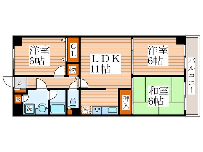 間取り図 グランドゥール田無