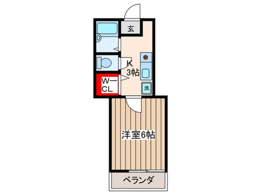 間取図 コーポ山本