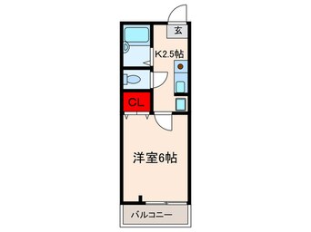 間取図 コーポ山本