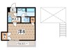 メゾンときわ戸塚 1Kの間取り