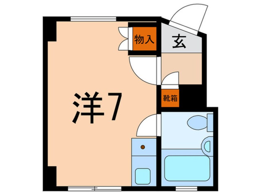 間取図 ラ．セーヌ２１