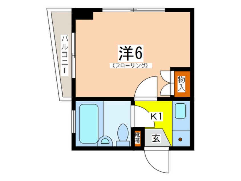 間取図 ラ．セーヌ２１