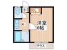 グレイスハイム 1Kの間取り