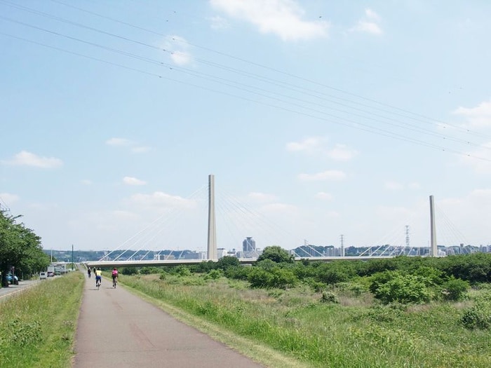 多摩川緑地(公園)まで700m D.1中河原