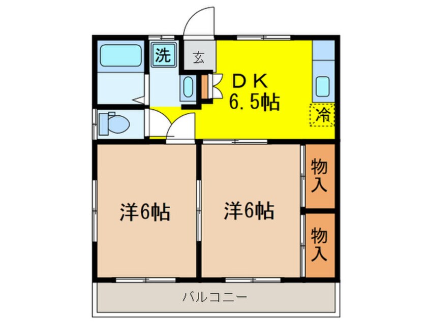 間取図 第二末広荘