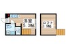プティ一之江 1Rの間取り