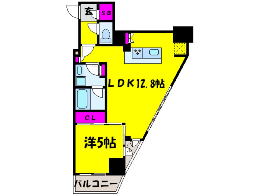 間取図 レジディア笹塚Ⅱ