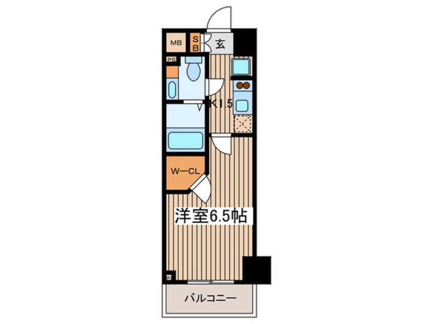 間取図 レジディア笹塚Ⅱ