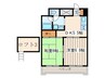 リバティー多摩川（302） 2DKの間取り