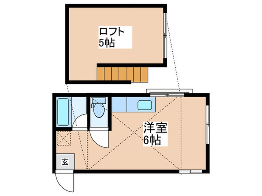 間取図 コ－ポメイプル