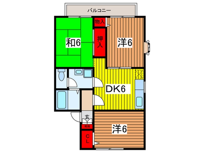 間取り図 ジュネスグランデⅠ