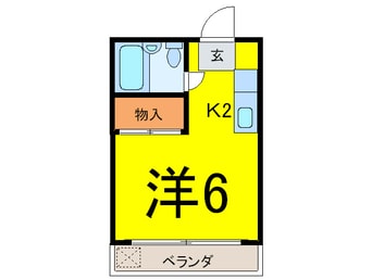 間取図 ＫＥＮ　ＣＩＴＹ　ＯＮＥ
