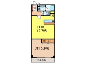 間取図 ゼフィルスＡ・Ｂ