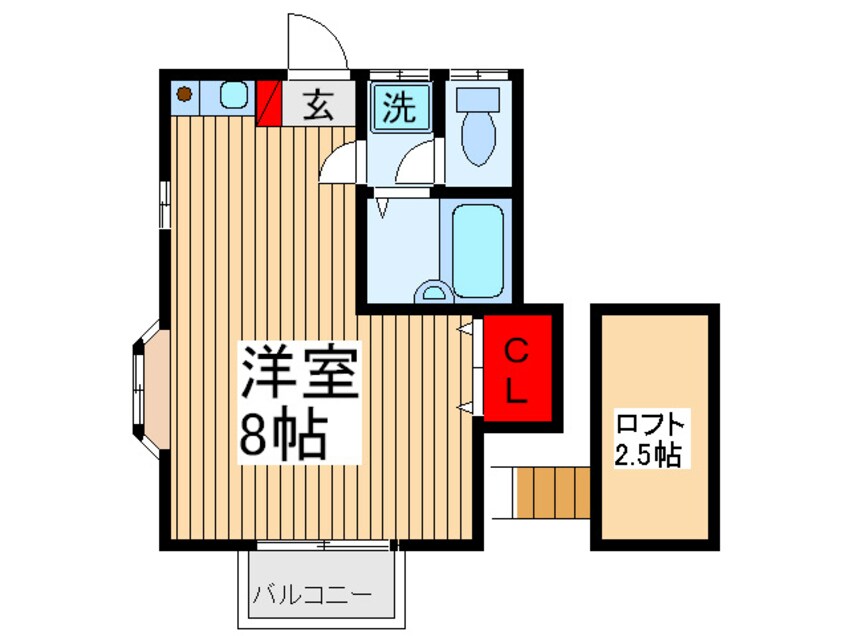 間取図 ハイツアサミ