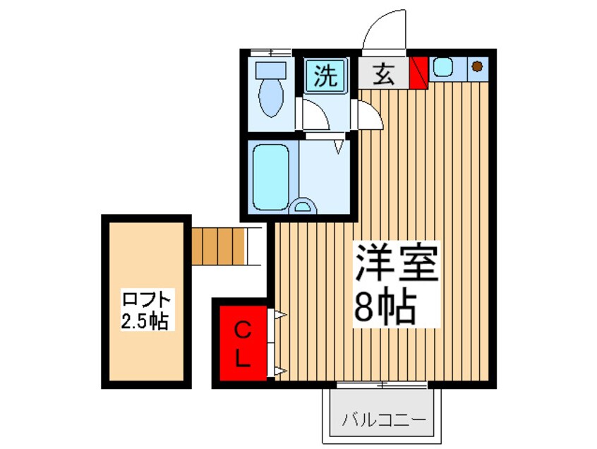 間取図 ハイツアサミ