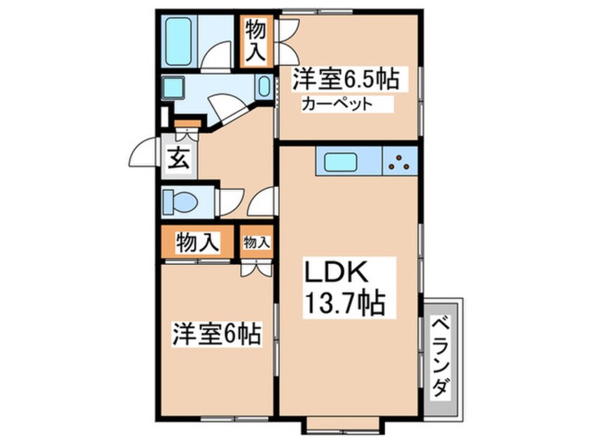 間取図 マウンテンハイツ永山