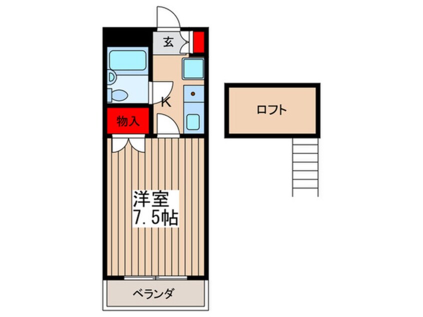 間取図 ベルメゾンKH