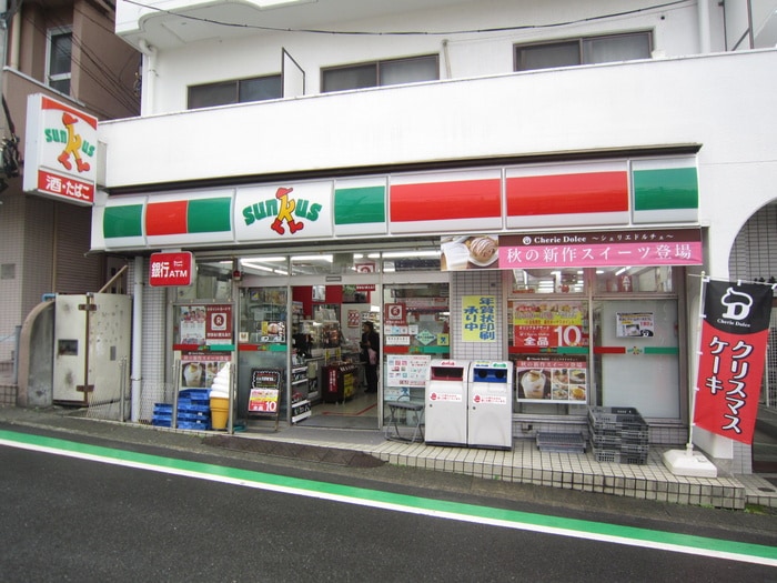 サンクス(コンビニ)まで270m メルツミ－テ