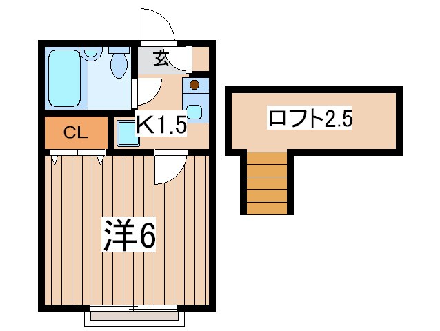 間取り図 ディアコ－ト三ツ境