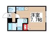 OTS新検見川 1Rの間取り