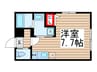 OTS新検見川 1Rの間取り