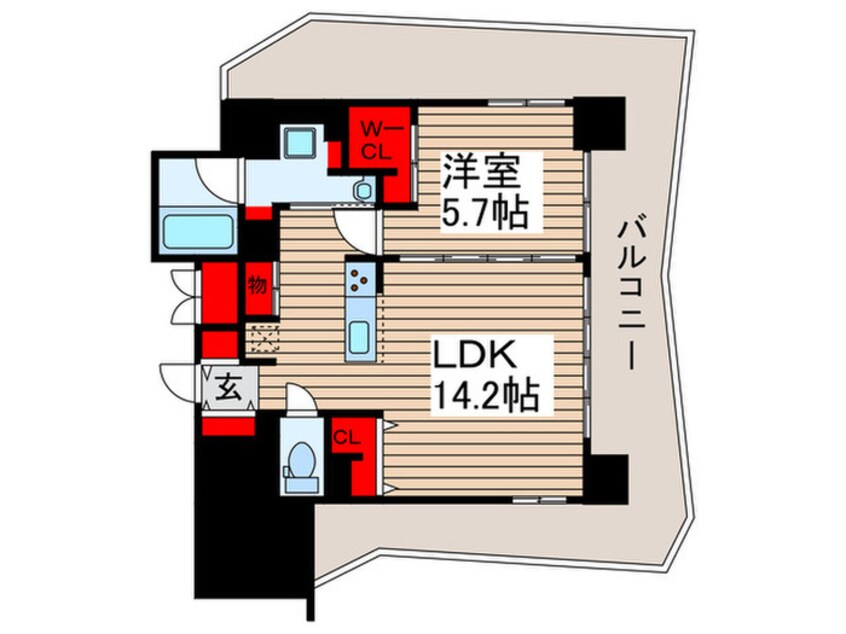 間取図 Ｆ・ＴＯＵＲ