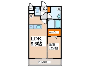 間取図 アイリスコ－ト七右衛門