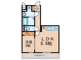 間取図 アイリスコ－ト七右衛門