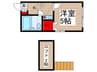 サンパレス大和田６番館 1Kの間取り