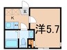 フォーマルハウト西横浜 1Kの間取り