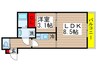 アイナ八千代緑が丘 1LDKの間取り