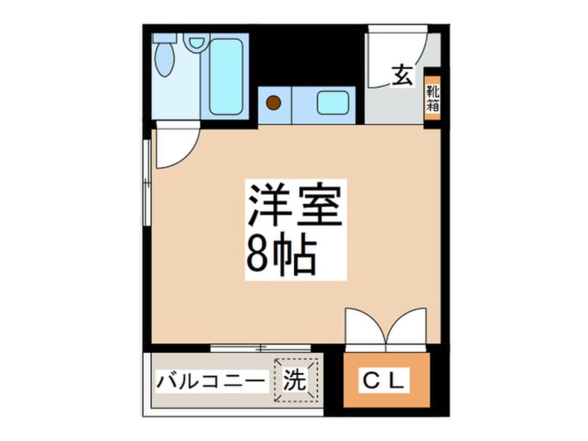 間取図 ライオンズマンション生麦(705)