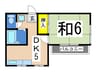 スカイハイツ 1DKの間取り