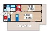 COCOハウス浦安 1LDKの間取り