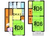 馬場様貸家 3DKの間取り