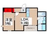 仮）ﾘｰﾌﾞﾙﾌｧｲﾝ新座大和田Ⅱ 1LDKの間取り