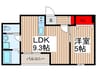 仮）ﾘｰﾌﾞﾙﾌｧｲﾝ新座大和田Ⅱ 1LDKの間取り