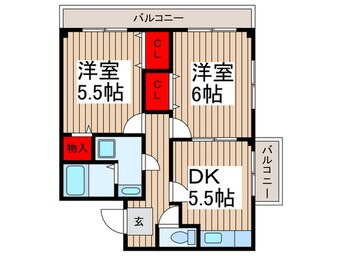 間取図 ロイヤルハイツドモン