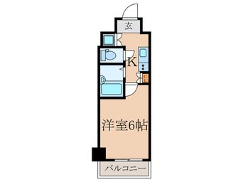 間取図 ルーブル鷺宮(303)