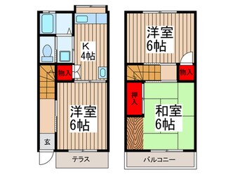 間取図 グレ－スコ－ト吉川　Ｃ棟